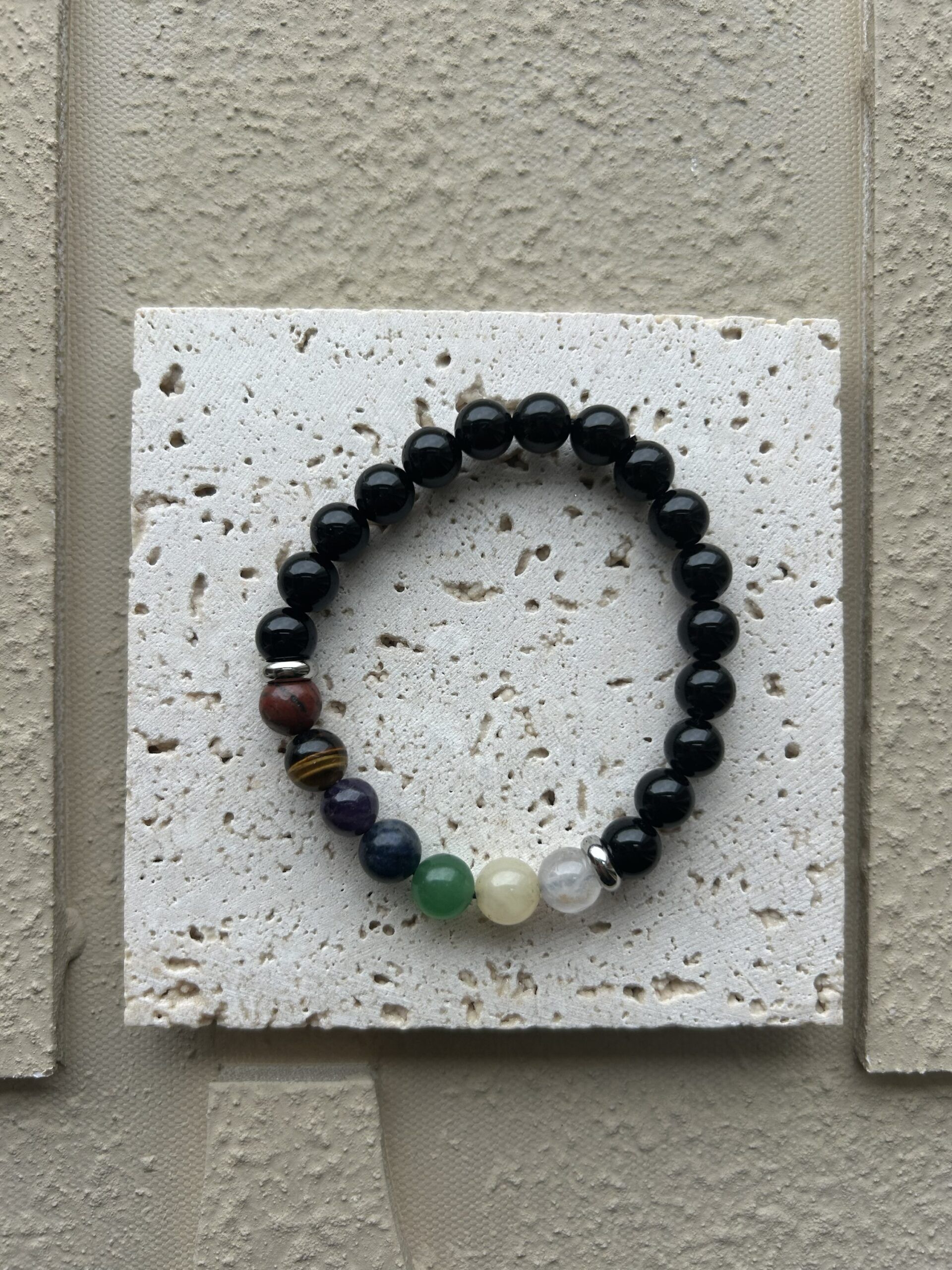 Bracelet pierre ronde en pierre naturelle – Image 9